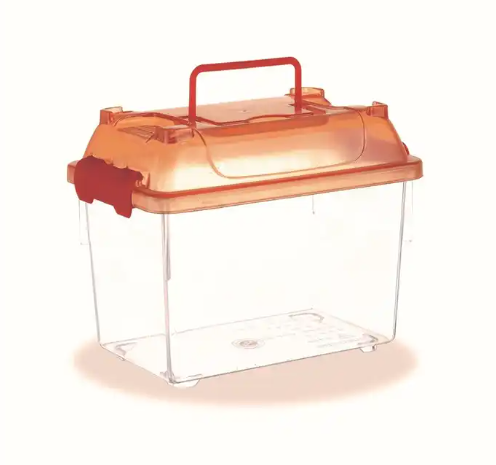 Plastic Portable Pet Containers-5 Sizes