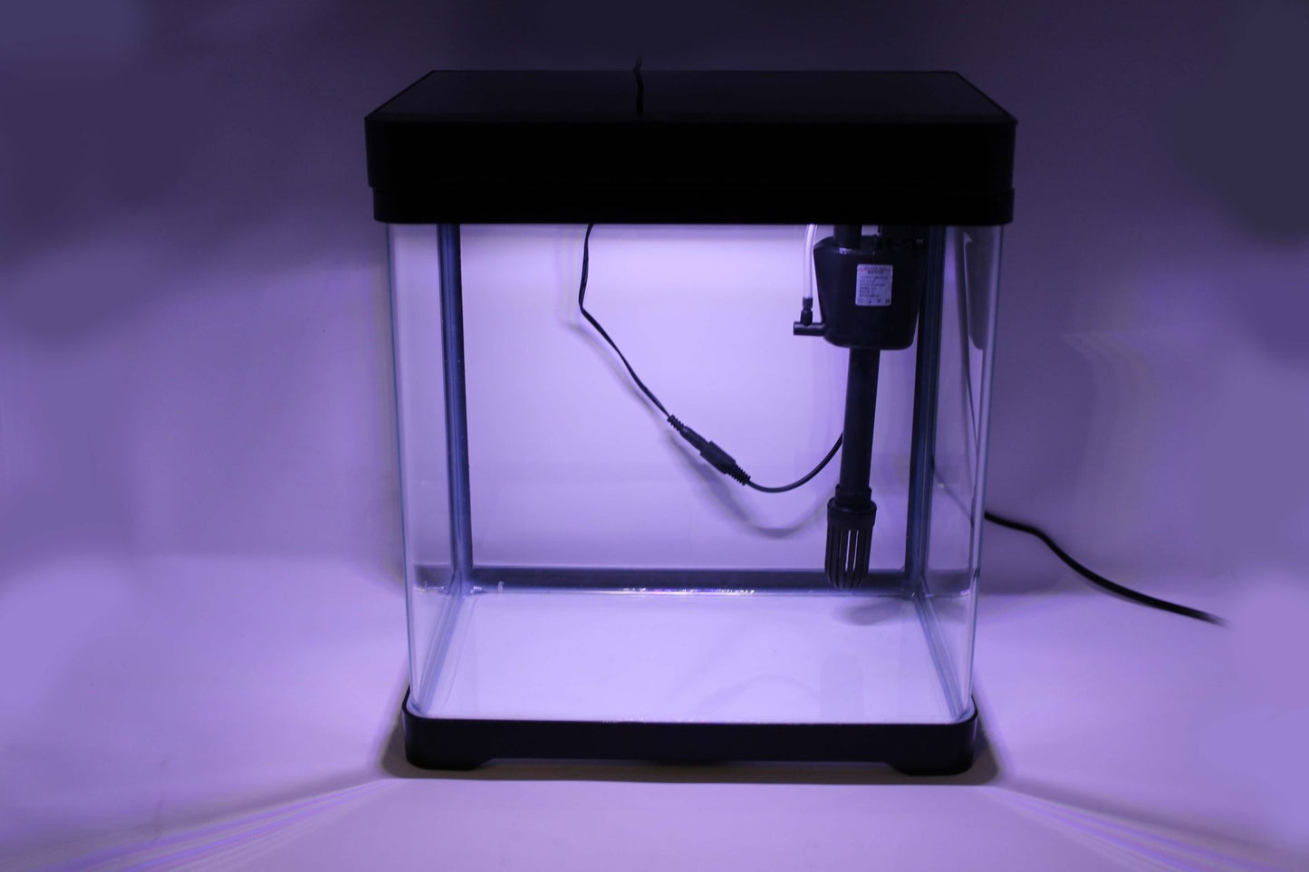 Aquarium - All in One - Multi Color Lighting - Tempered Glass Cover - 5 Gallons