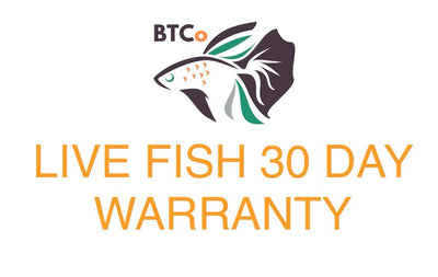 Live Fish 30 Day Warranty